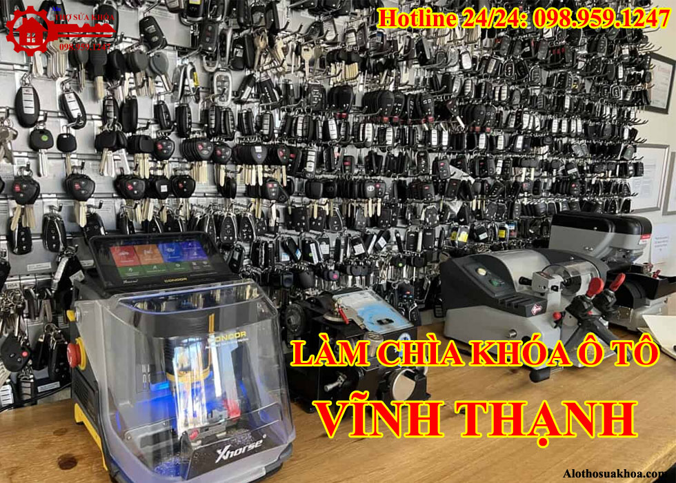 Làm Chìa Khóa ÔTô Tại Thị Trấn Vĩnh Thạnh