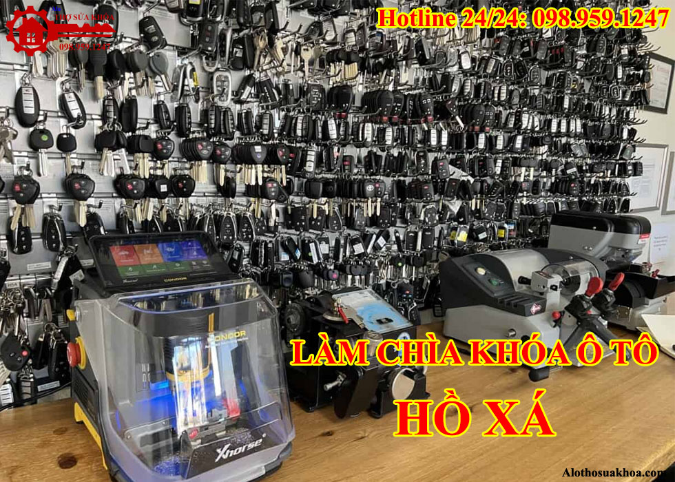 Làm Chìa Khóa ÔTô Tại Thị Trấn Hồ Xá