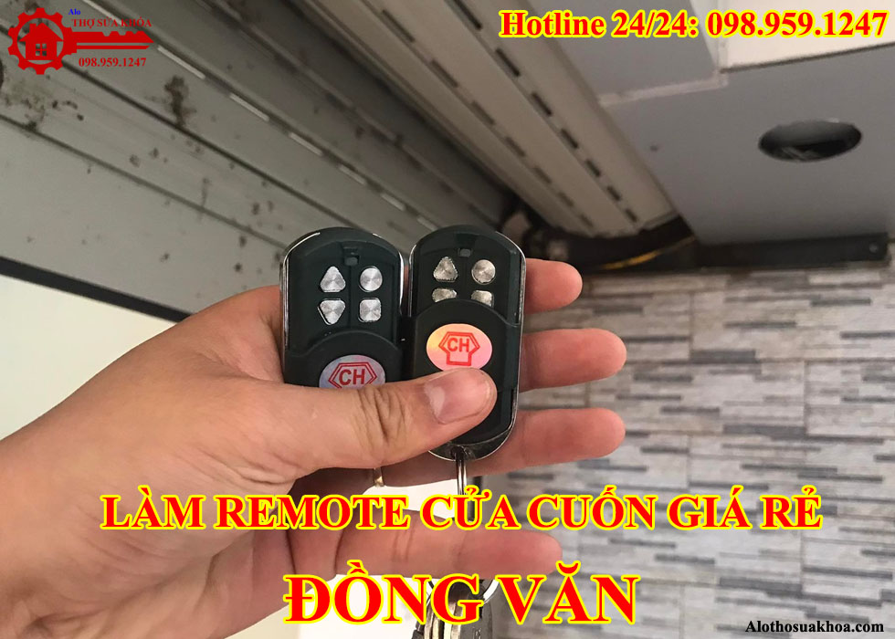 Làm Remote Cửa Cuốn Tại Đồng Văn