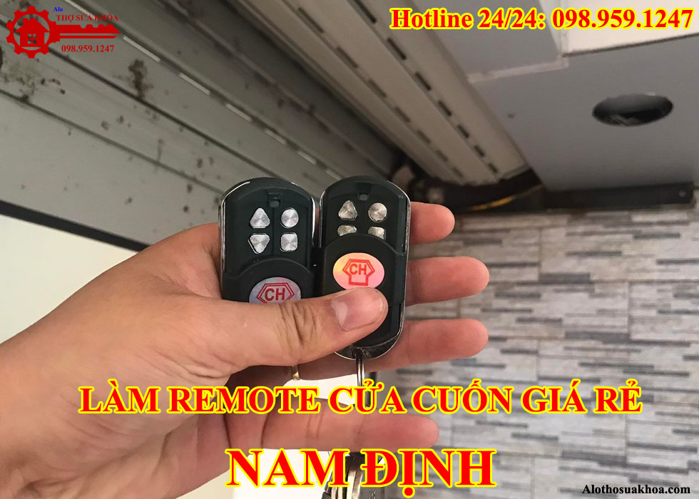 Làm Remote Cửa Cuốn Tại Nam Định