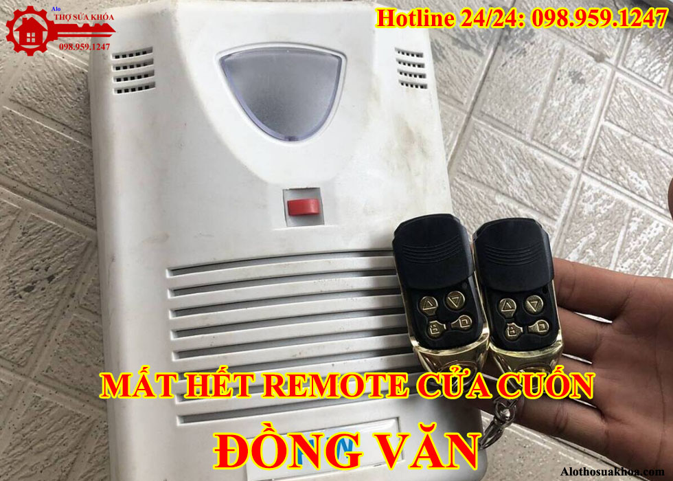Mất Hết Remote Cửa Cuốn Đồng Văn