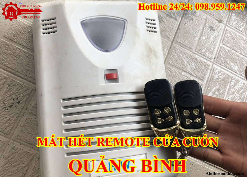 Mất Hết Remote Cửa Cuốn Tại Quảng Bình