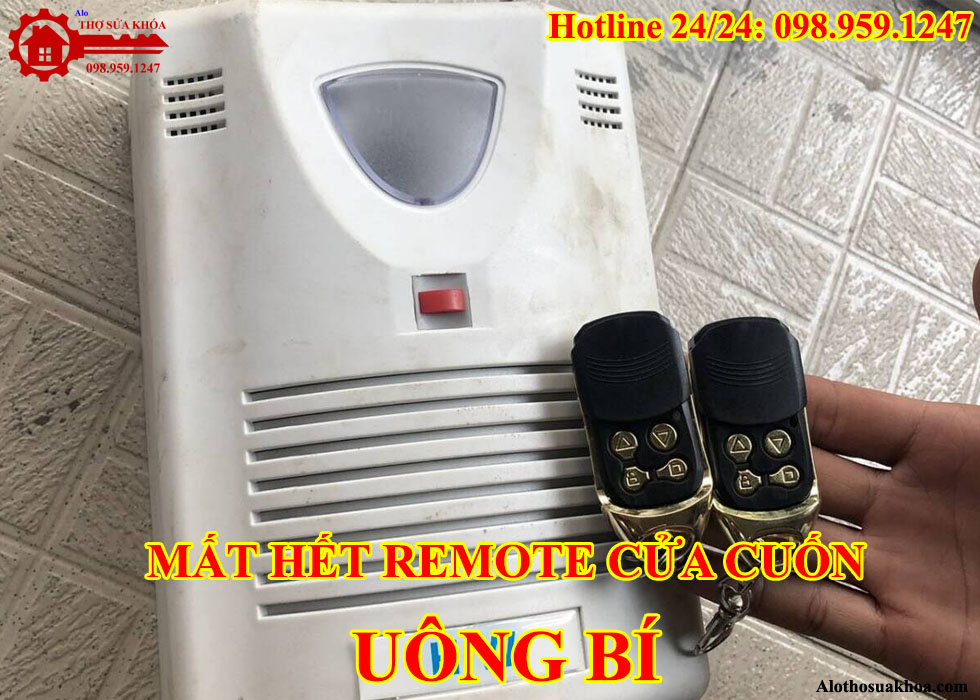 Mất Hết Remote Cửa Cuốn Tại Uông Bí