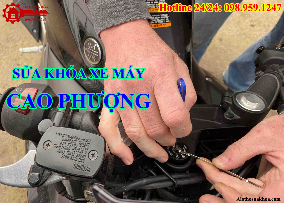 Sửa khóa xe máy tại Thị Trấn Cao Thượng