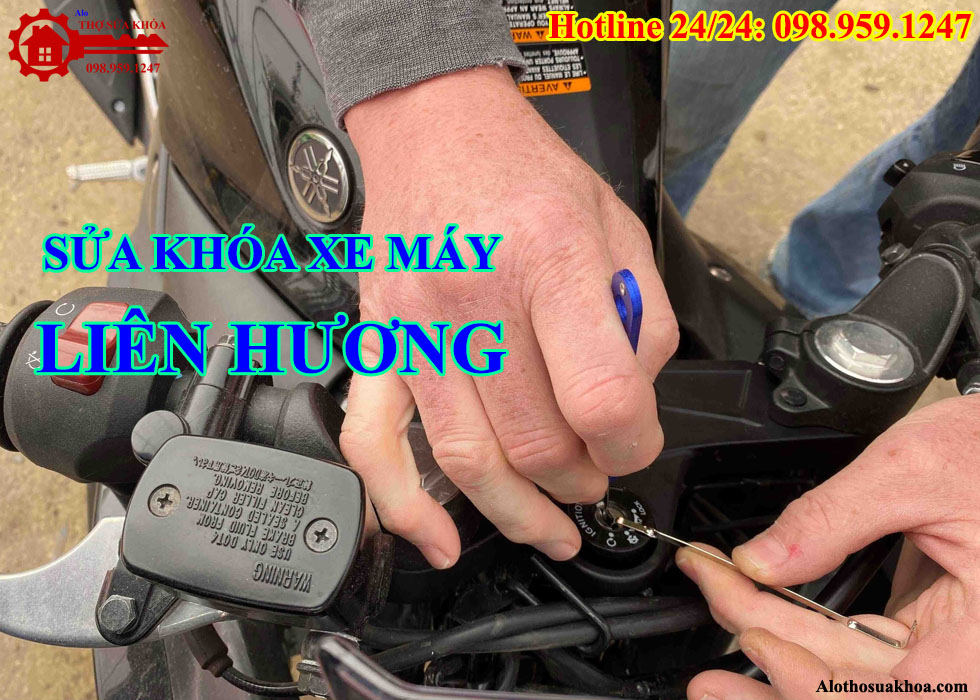 Sửa khóa xe máy tại thị trấn Liên Hương