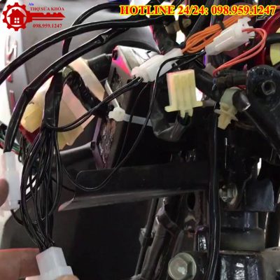 Cách đấu dây điện ổ khóa Smartkey Air Blade